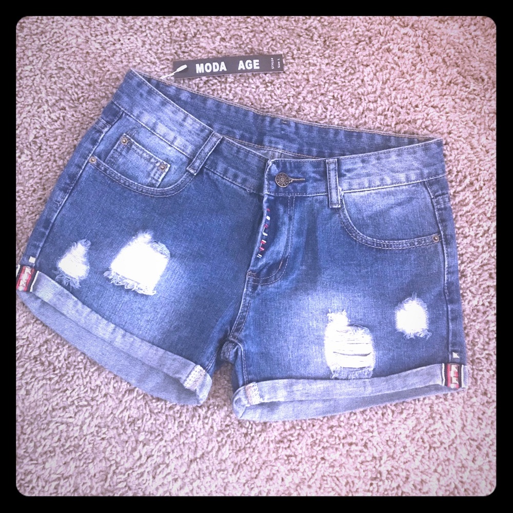 2/$20 OBO. Jean shorts.